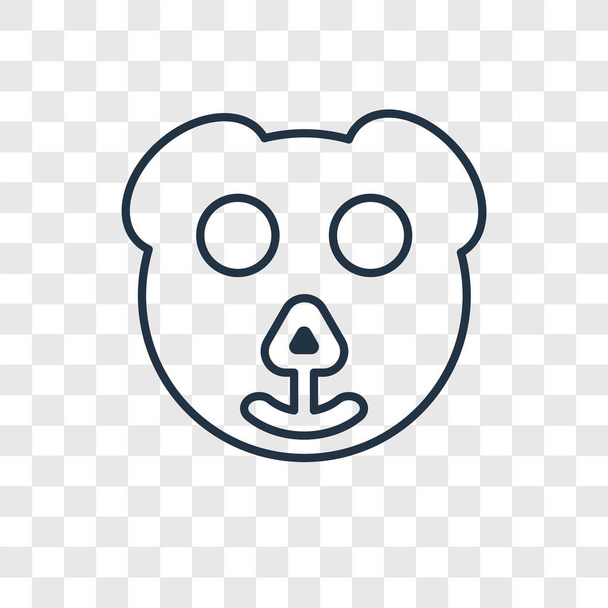 icône ours dans le style design à la mode. icône ours isolé sur fond transparent. icône vectorielle ours symbole plat simple et moderne pour le site Web, mobile, logo, application, interface utilisateur. illustration vectorielle de l'icône ours, EPS10
. - Vecteur, image