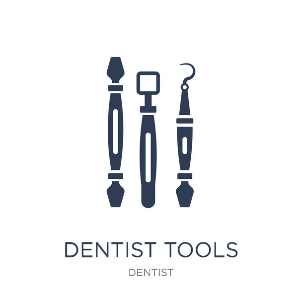 Ikona nástroje zubaře. Moderní ploché vektor zubař nástroje ikonu na bílém pozadí z kolekce zubaře, vektorové ilustrace lze použít pro web a mobilní, eps10 - Vektor, obrázek