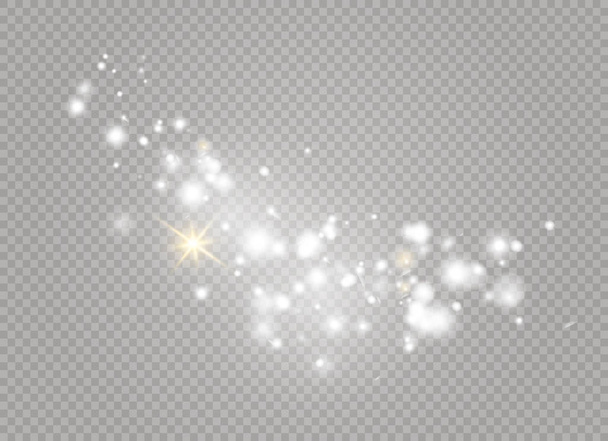 Polvo de Navidad blanco
 - Vector, imagen