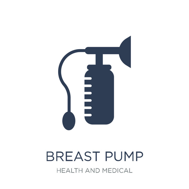 Breast pump icon. Trendy flat vector Breast pump icon on white background from Health and Medical collection, vector illustration can be use for web and mobile, eps10 - Vector, Image