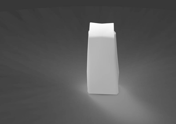 pakket snack. verpakking voor de isolatie van het product op een witte achtergrond met pad - Foto, afbeelding