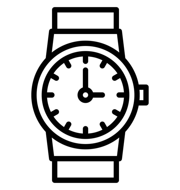 Fashion, hand watch Isolated Vector Icon That can be easily edited in any size or modified. - Vektor, kép