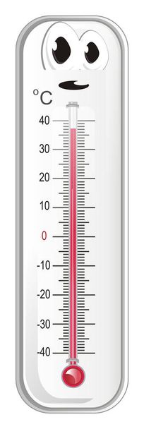 сюрприз летний термометр стоять и смотреть
 - Фото, изображение