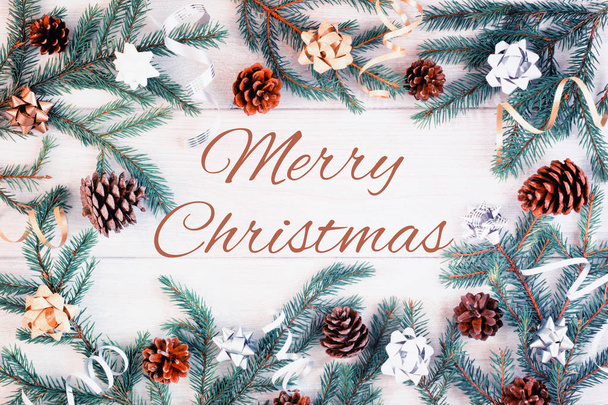 Merry Christmas greeting card - Φωτογραφία, εικόνα