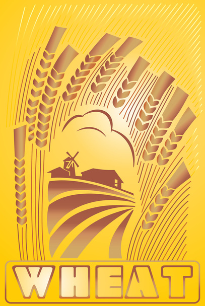 Состав пшеницы
 - Вектор,изображение