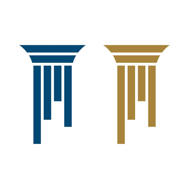 Logo du pilier pour cabinet d'avocats
 - Vecteur, image