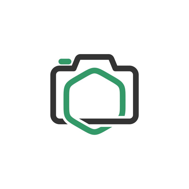 Camera Icon Logo Template - Vector, Image