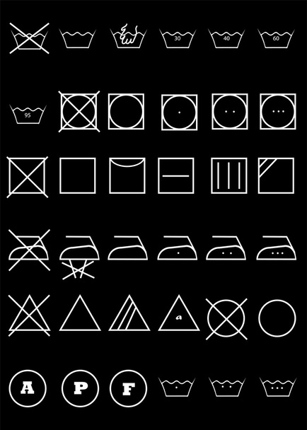 symbols for clothes - Vektori, kuva