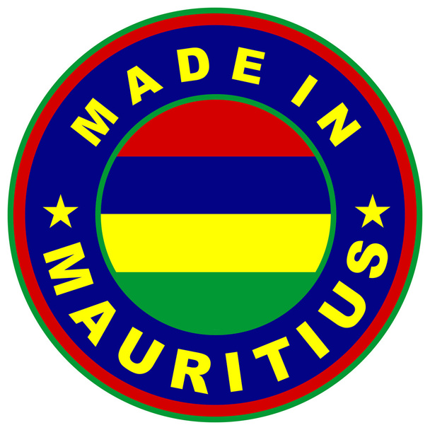 hergestellt in mauritius - Foto, Bild