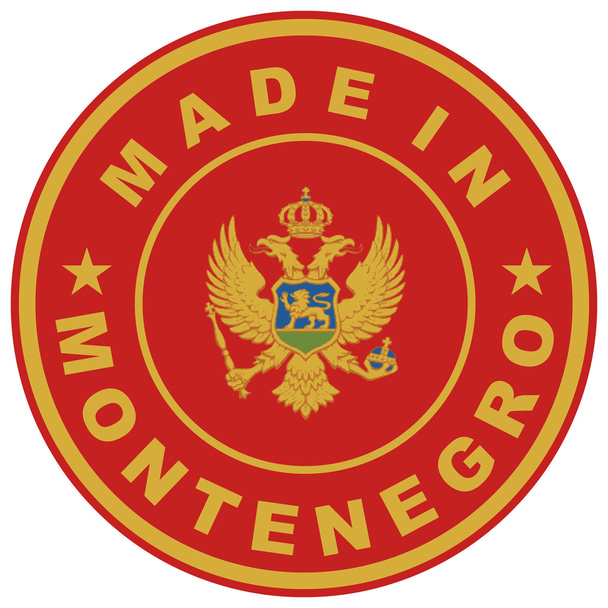 made in montenegro - Photo, Image