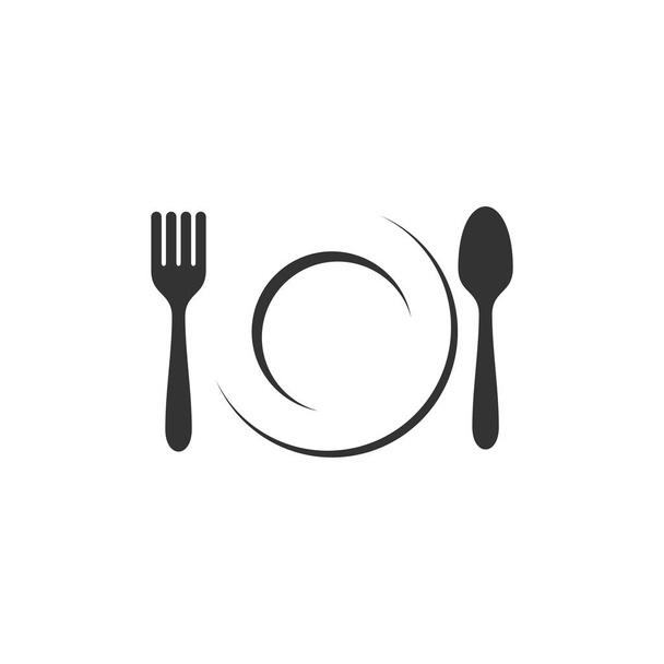 Restaurant Icon Logo Template - Vector, afbeelding