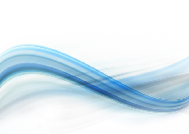 Lumineux fond futuriste moderne bleu et blanc avec des vagues abstraites
 - Photo, image