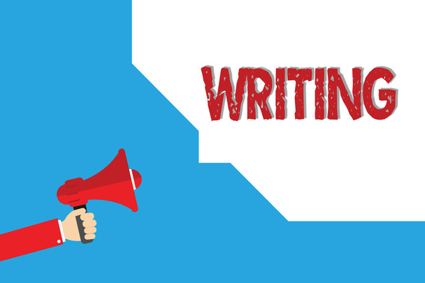 Pisanie tekstu Word pisanie. Biznes koncepcja działania Napisz coś co ważne uwagi papers liter - Zdjęcie, obraz