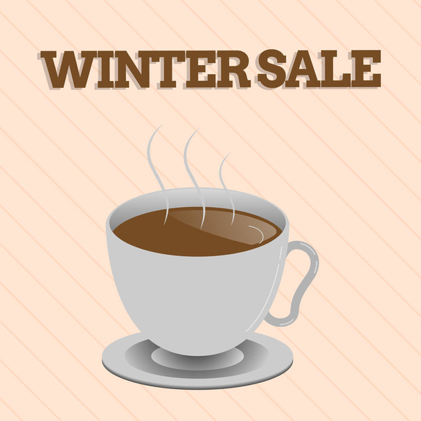 Sana kirjoittaa tekstiä Winter Sale. Liiketoiminta konsepti Alennukset tarjotaan vuoden lopussa Lomamyynti halvemmalla
 - Valokuva, kuva