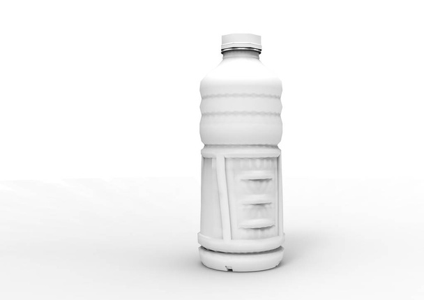 Μπουκάλι σε άσπρο φόντο "χυμός φρούτων" - Φωτογραφία, εικόνα