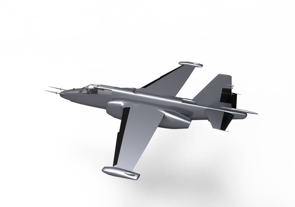 3D літаючий літак ізольований на білому тлі
 - Фото, зображення