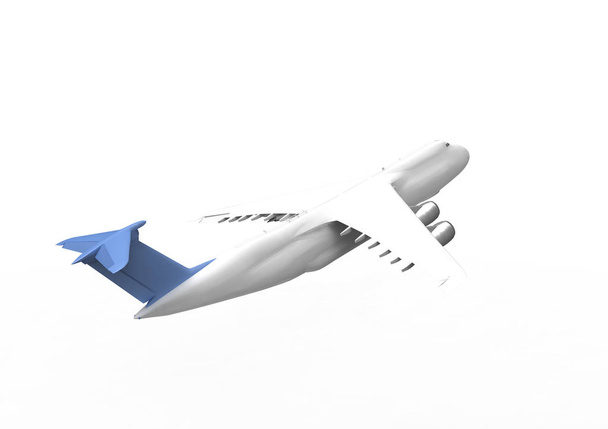 Avión en el cielo - Avión de pasajeros / avión - Foto, imagen