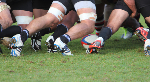 Rugby scrum - Foto, afbeelding
