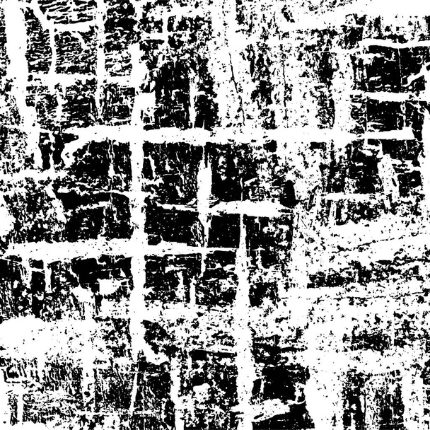 Grunge tumma musta ja valkoinen kuvio halkeamia ja naarmuja
 - Vektori, kuva