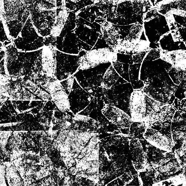 гранжевий темно-чорно-білий візерунок тріщин і бійок
 - Вектор, зображення