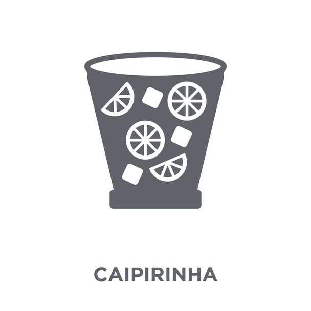 Caipirinha simgesi. Caipirinha tasarım konsepti içecekler koleksiyonundan. Basit öğe vektör çizim beyaz arka plan üzerinde. - Vektör, Görsel