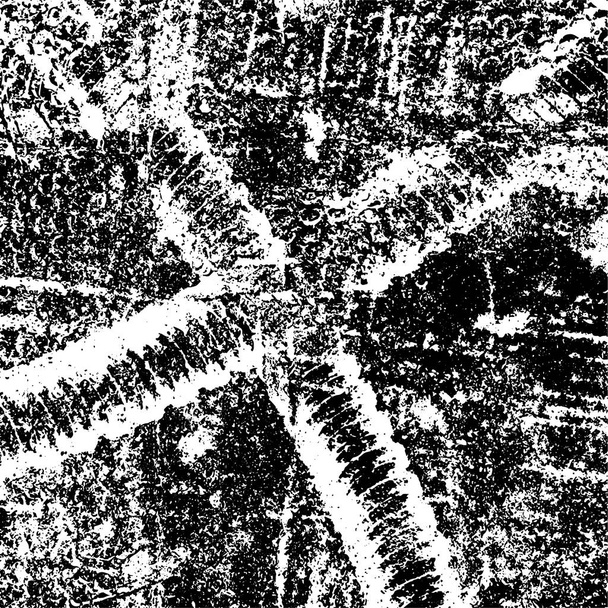 Grunge padrão preto e branco escuro de rachaduras e arranhões
 - Vetor, Imagem