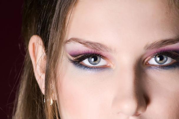 Close-up of color make-up - Photo, Image