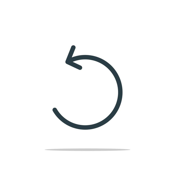 Πρότυπο λογότυπο εικονίδιο βέλους κύκλος - Διάνυσμα, εικόνα