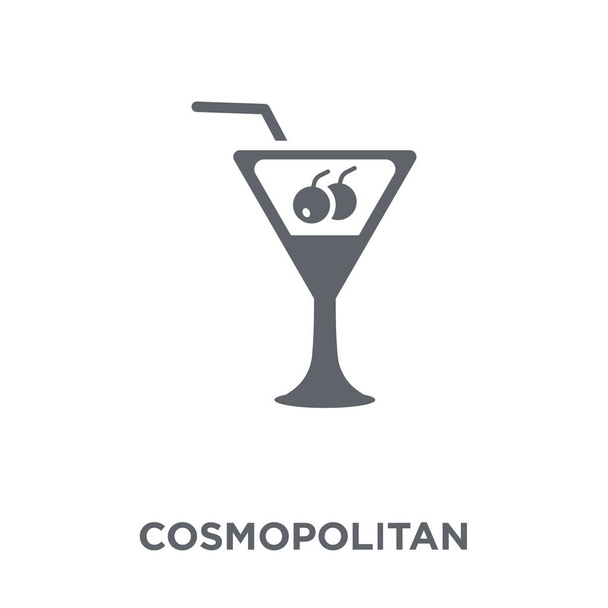 Icona cosmopolita. Cosmopolitan design concept della collezione Drinks. Semplice elemento vettoriale illustrazione su sfondo bianco
. - Vettoriali, immagini