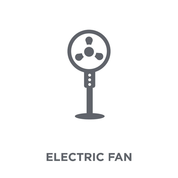 icône de ventilateur électrique. concept de ventilateur électrique de la collection d'appareils électroniques. Illustration vectorielle élément simple sur fond blanc
. - Vecteur, image