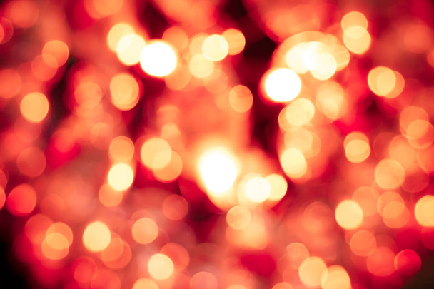 Colourful & Beautiful Blurry circle bokeh, out of focus background in the Christmas concept and theme. - Fotó, kép
