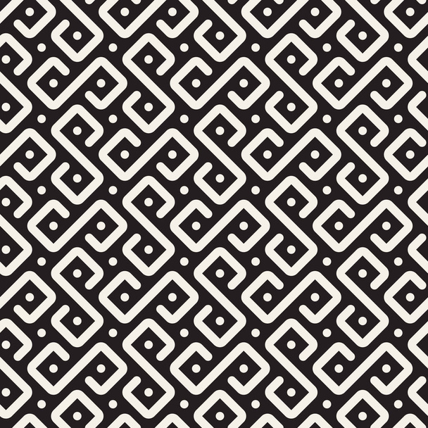 Vector seamless pattern. Modern stylish abstract texture. Repeating geometric tiles - Vector, Imagen
