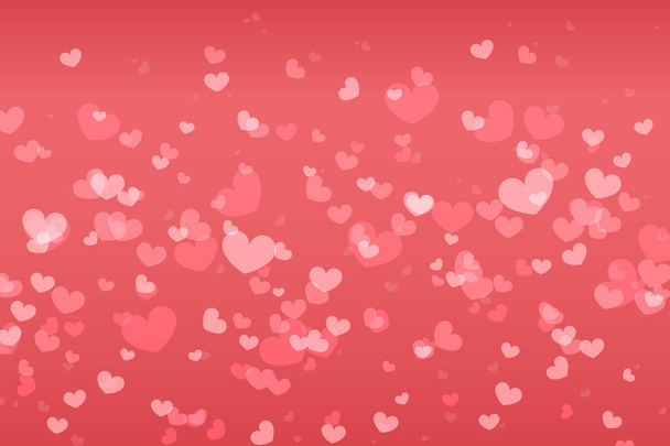 Heart of valentine day for background.vector and illustration - Vector, Image