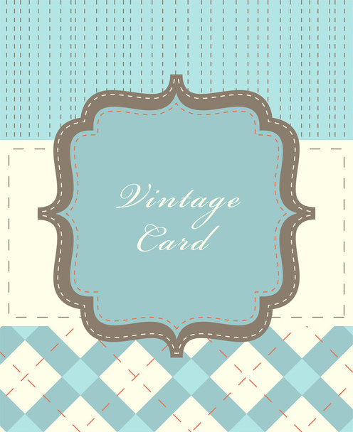 Vintage card - Vektor, kép