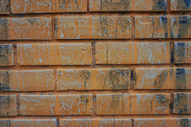 the orange wall texture pattern - Photo, Image