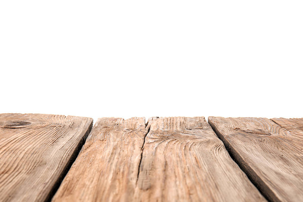 Dřevěný povrch proti bílým pozadím - Fotografie, Obrázek