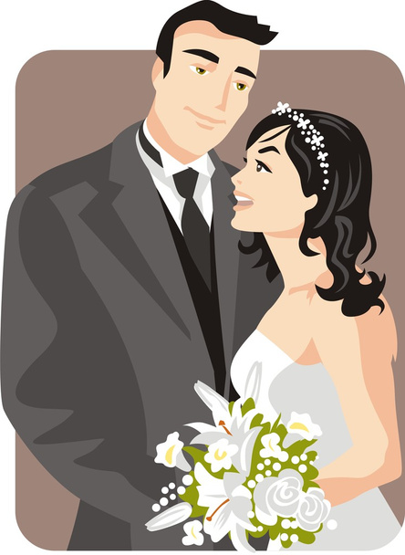 Wedding Vector Illustration - Wektor, obraz