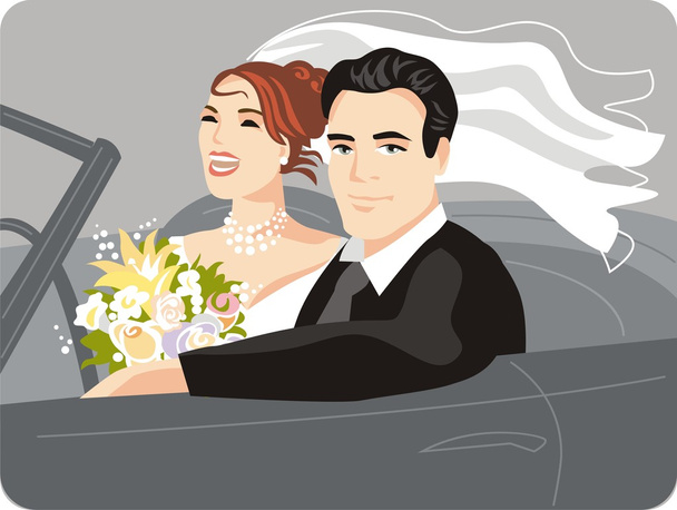 結婚式のベクトル図 - ベクター画像