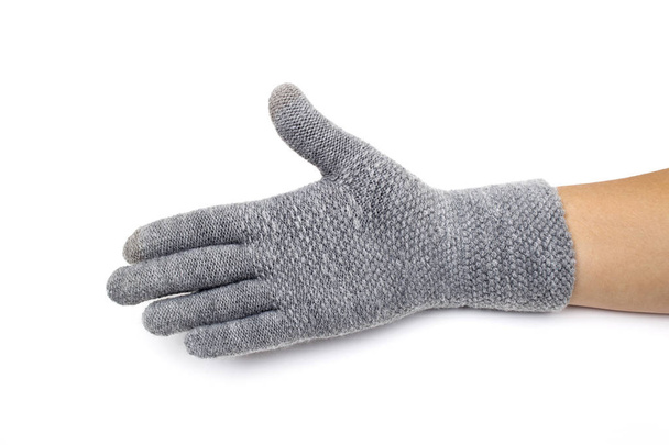 Handschuh auf weißem Hintergrund - Foto, Bild