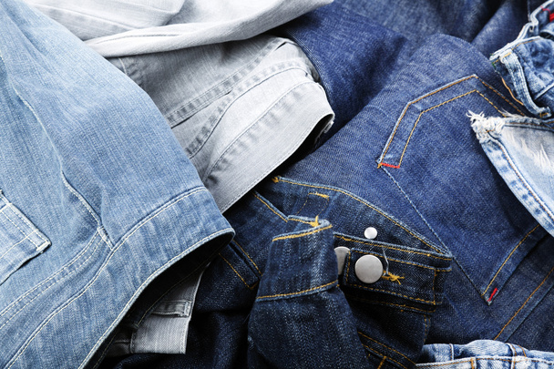 Jeans achtergrond - Foto, afbeelding