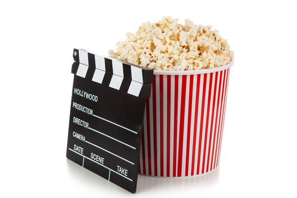 Full popcorn bucket - Foto, Imagen
