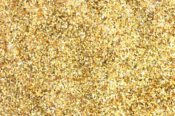 Πολλοί εορταστική διακόσμηση χρυσά κομμάτια υπόβαθρο - Φωτογραφία, εικόνα