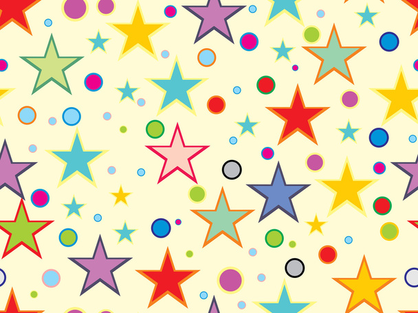 Background with colorful circle, dots - Vector, Image