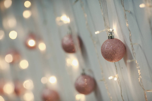 Noel ve yılbaşı ağacı ve dekorasyon - Fotoğraf, Görsel
