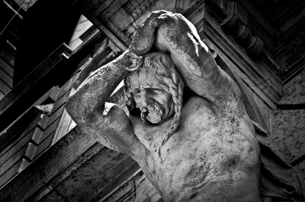 socha v ulici - Fotografie, Obrázek