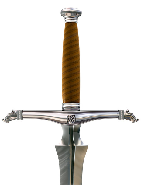 Épée normande ornée
 - Photo, image