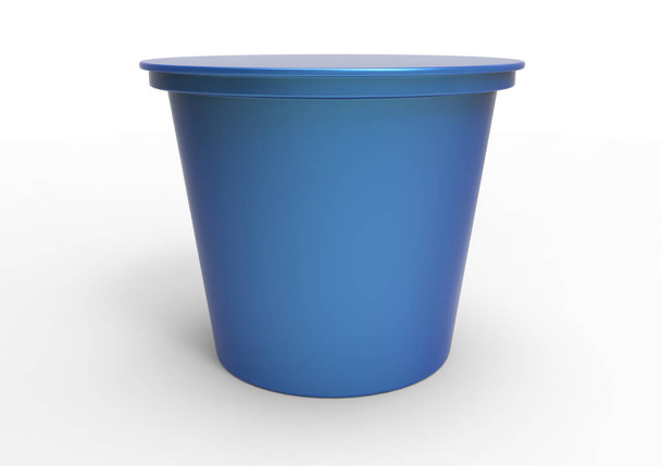 color plastic yogurt container - Фото, изображение