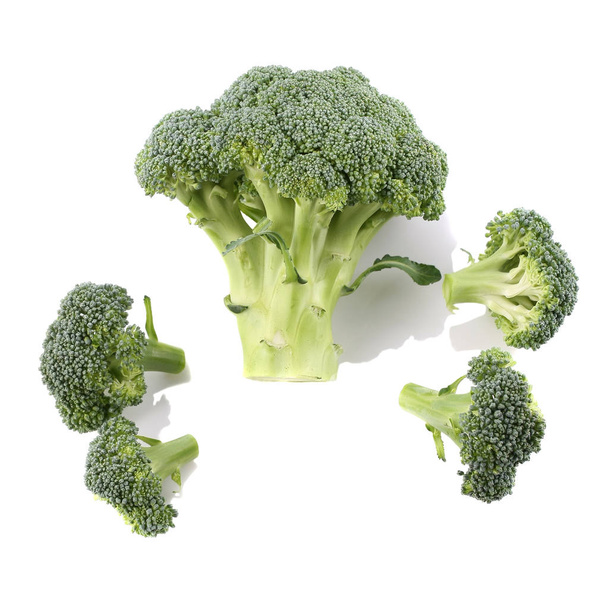 broccoli cabbage on white background isolate - 写真・画像