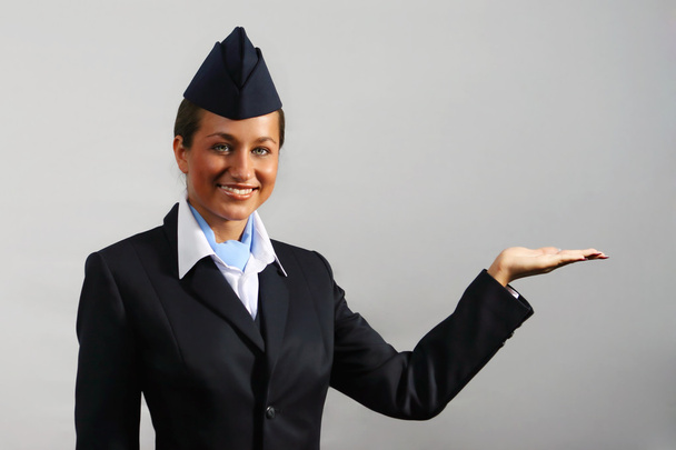 Air hostess (stewardess) - Photo, image