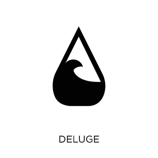 deluge icon. deluge symbol design from Weather collection. Simple element vector illustration on white background. - Vektor, obrázek